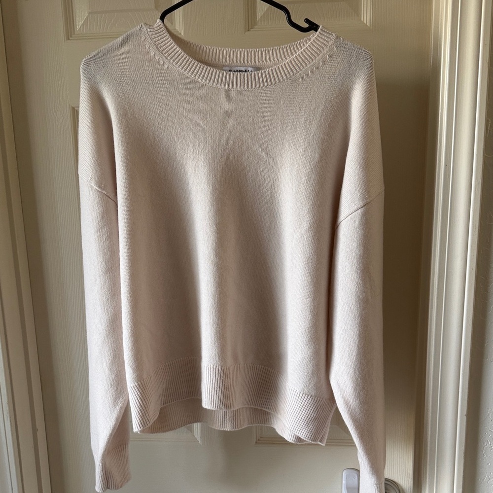 Athleta Women's Soft Pink Crew Neck Sweater